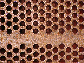 中央空調冷凝器清洗前